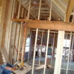Sept 15 2008 - The inside framing is in